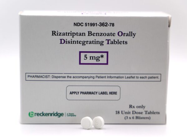Rizatriptan Benzoate Orally Disintegrating Tablets - Image 2