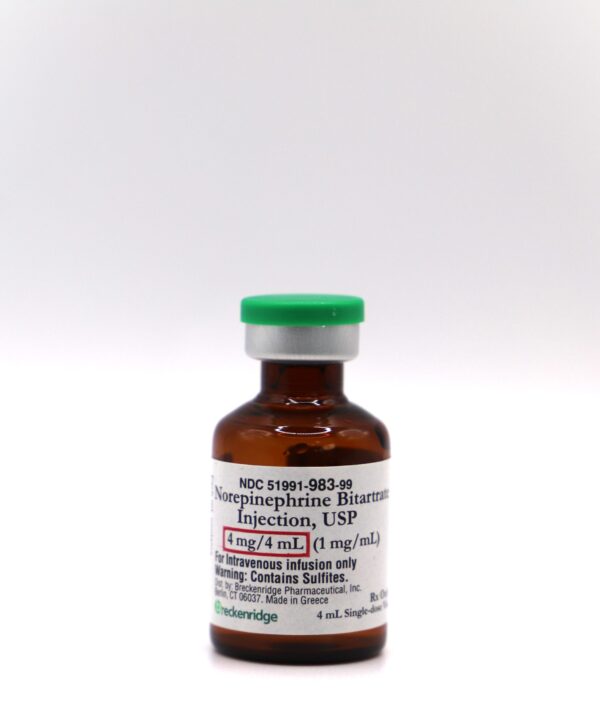 Norepinephrine Bitartrate Injection, USP